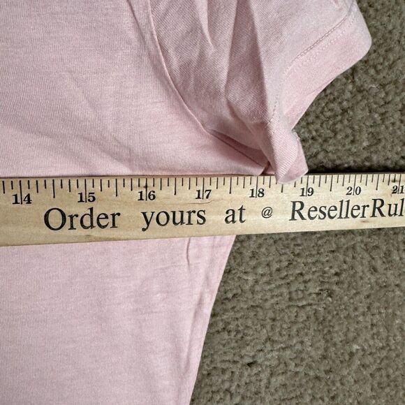 Carbon38 Tee-Shirt Womens Size Small Lotus Ruched Short Sleeve Crew Cotton Modal - Picture 8 of 11